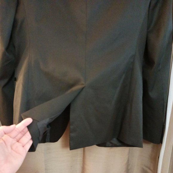 Men's Zara Black Single Button Lined Sport Jacket With Pockets Size 40 - Picture 8 of 9